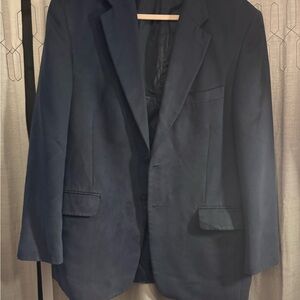 Burt Pulitzer Supra Suede Men's Navy Blazer